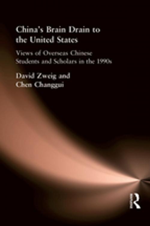 Cover of the book China'S Brain Drain To Uni Sta by David Zweig, Chen Changgui, Taylor and Francis