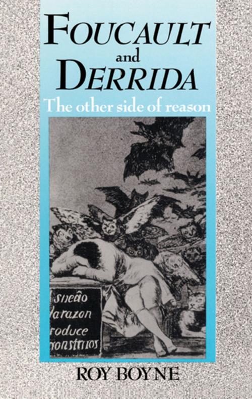 Cover of the book Foucault and Derrida by Roy Boyne, Taylor and Francis