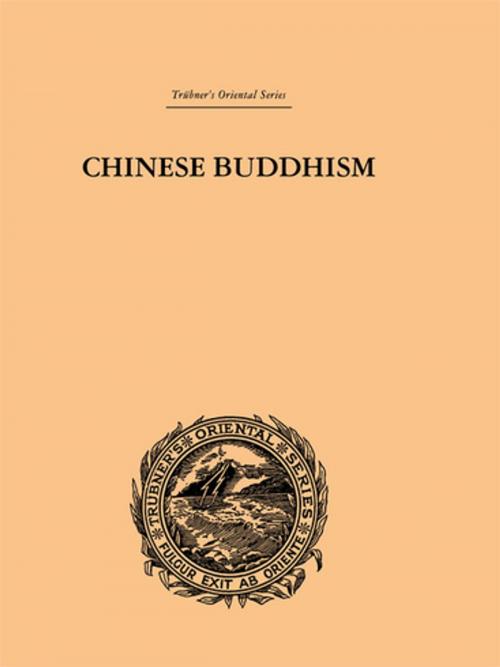 Cover of the book Chinese Buddhism by Joseph Edkins, Taylor and Francis