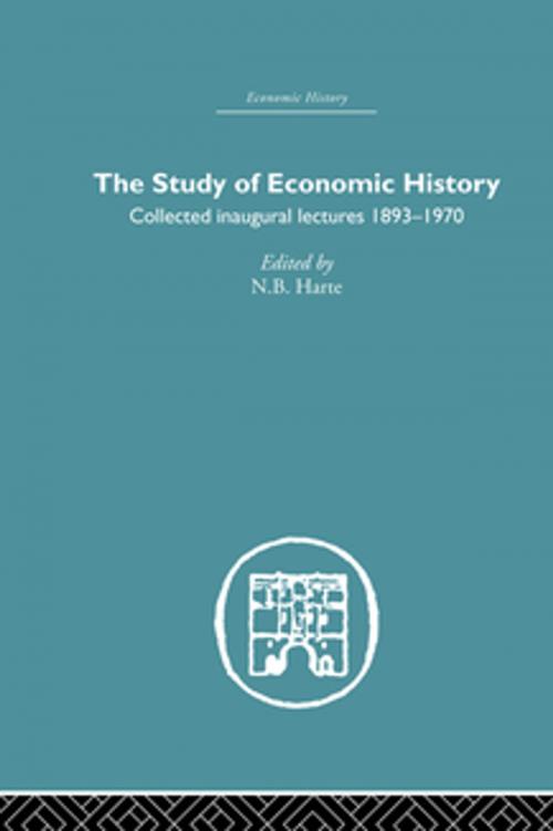Cover of the book The Study of Economic History by N.B. Harte, Taylor and Francis