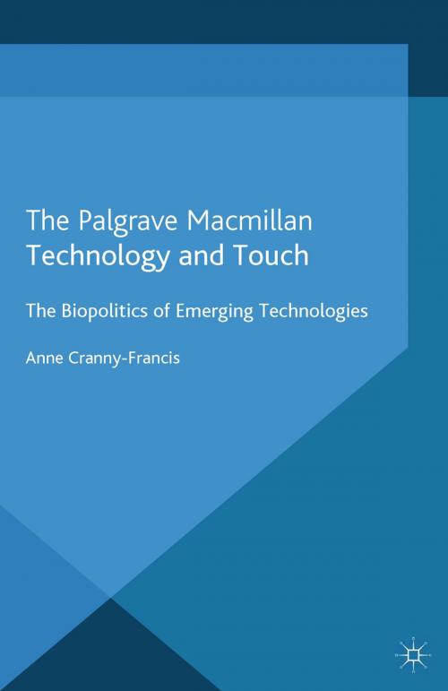 Cover of the book Technology and Touch by A. Cranny-Francis, Palgrave Macmillan UK