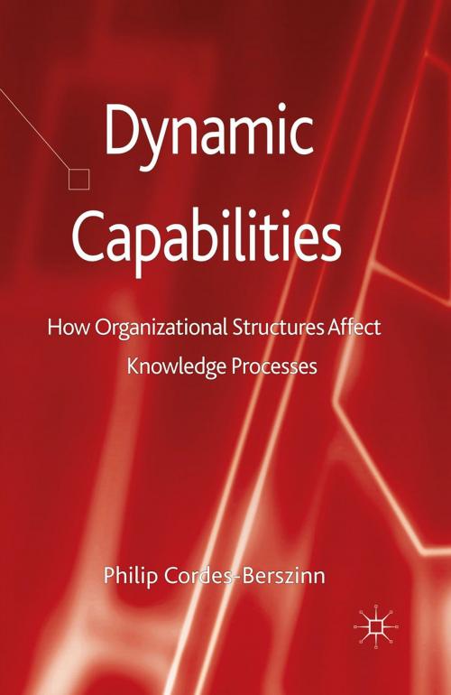 Cover of the book Dynamic Capabilities by Philip Cordes-Berszinn, Palgrave Macmillan UK