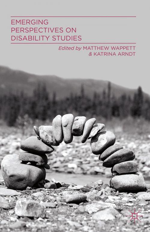 Cover of the book Emerging Perspectives on Disability Studies by , Palgrave Macmillan US