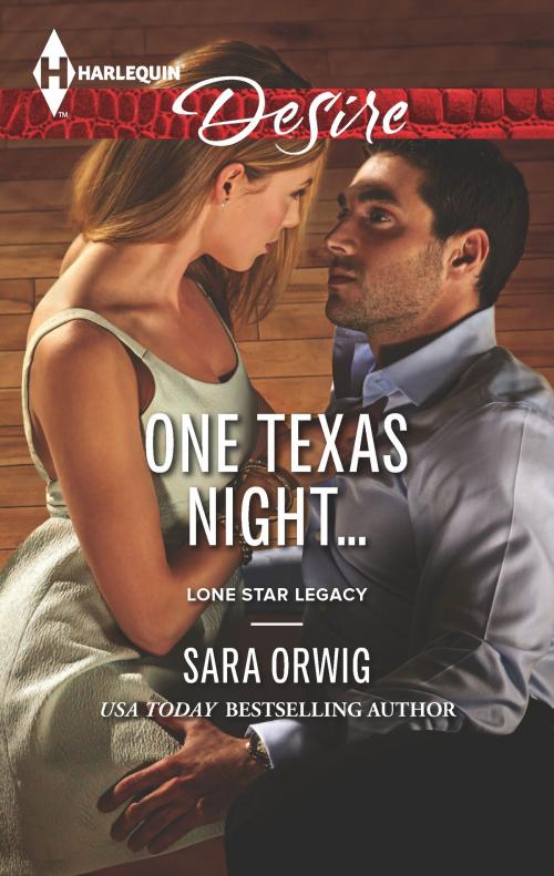 Cover of the book One Texas Night... by Sara Orwig, Harlequin