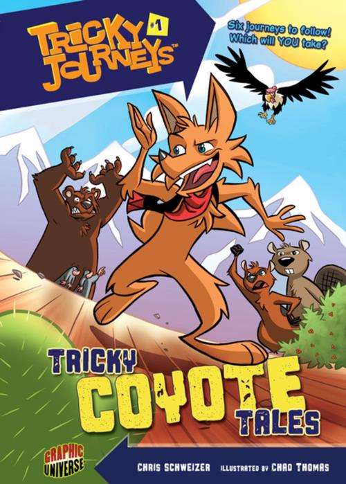 Cover of the book Tricky Coyote Tales by Chris Schweizer, Lerner Publishing Group