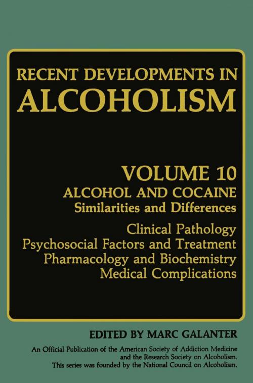 Cover of the book Recent Developments in Alcoholism by , Springer US