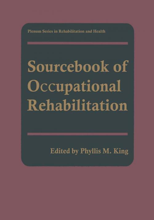 Cover of the book Sourcebook of Occupational Rehabilitation by , Springer US