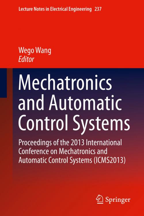 Cover of the book Mechatronics and Automatic Control Systems by , Springer International Publishing