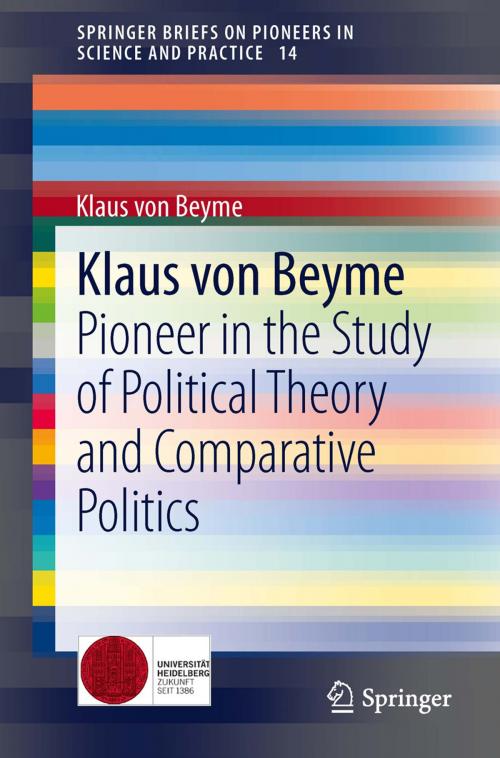 Cover of the book Klaus von Beyme by Klaus Beyme, Springer International Publishing