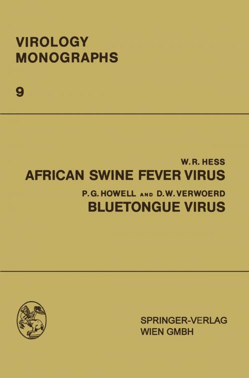 Cover of the book African Swine Fever Virus by William R. Hess, Peter G. Howell, Daniel W. Verwoerd, Springer Vienna