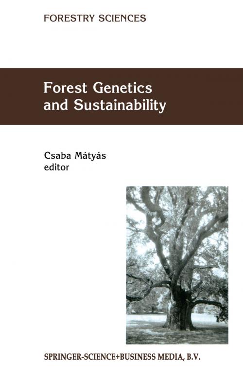 Cover of the book Forest Genetics and Sustainability by , Springer Netherlands