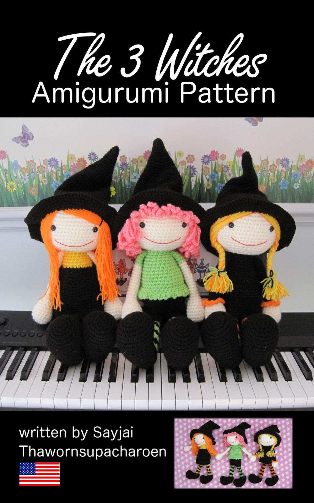 Big bigCover of The 3 Witches Amigurumi Pattern