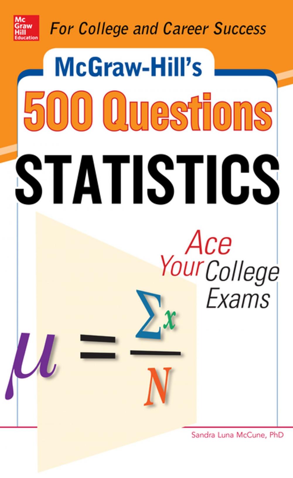 Big bigCover of McGraw-Hill's 500 Statistics Questions