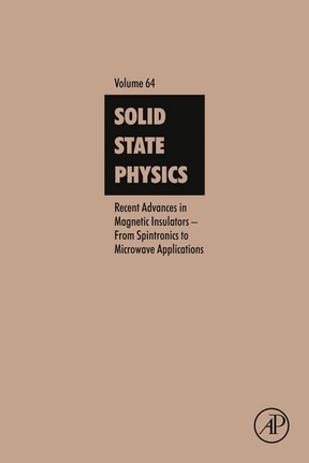 Big bigCover of Recent Advances in Magnetic Insulators - From Spintronics to Microwave Applications