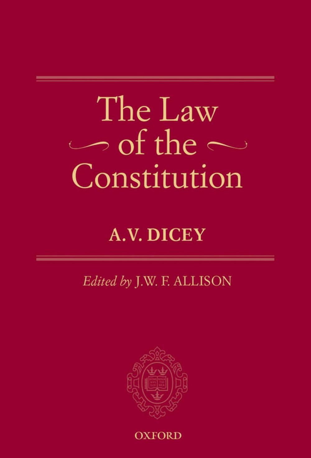 Big bigCover of The Law of the Constitution