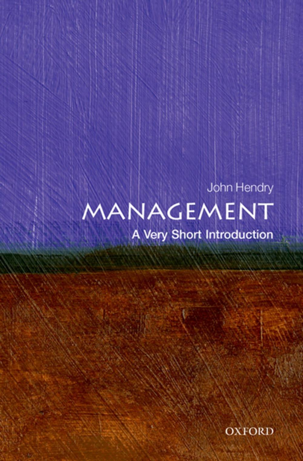 Big bigCover of Management: A Very Short Introduction