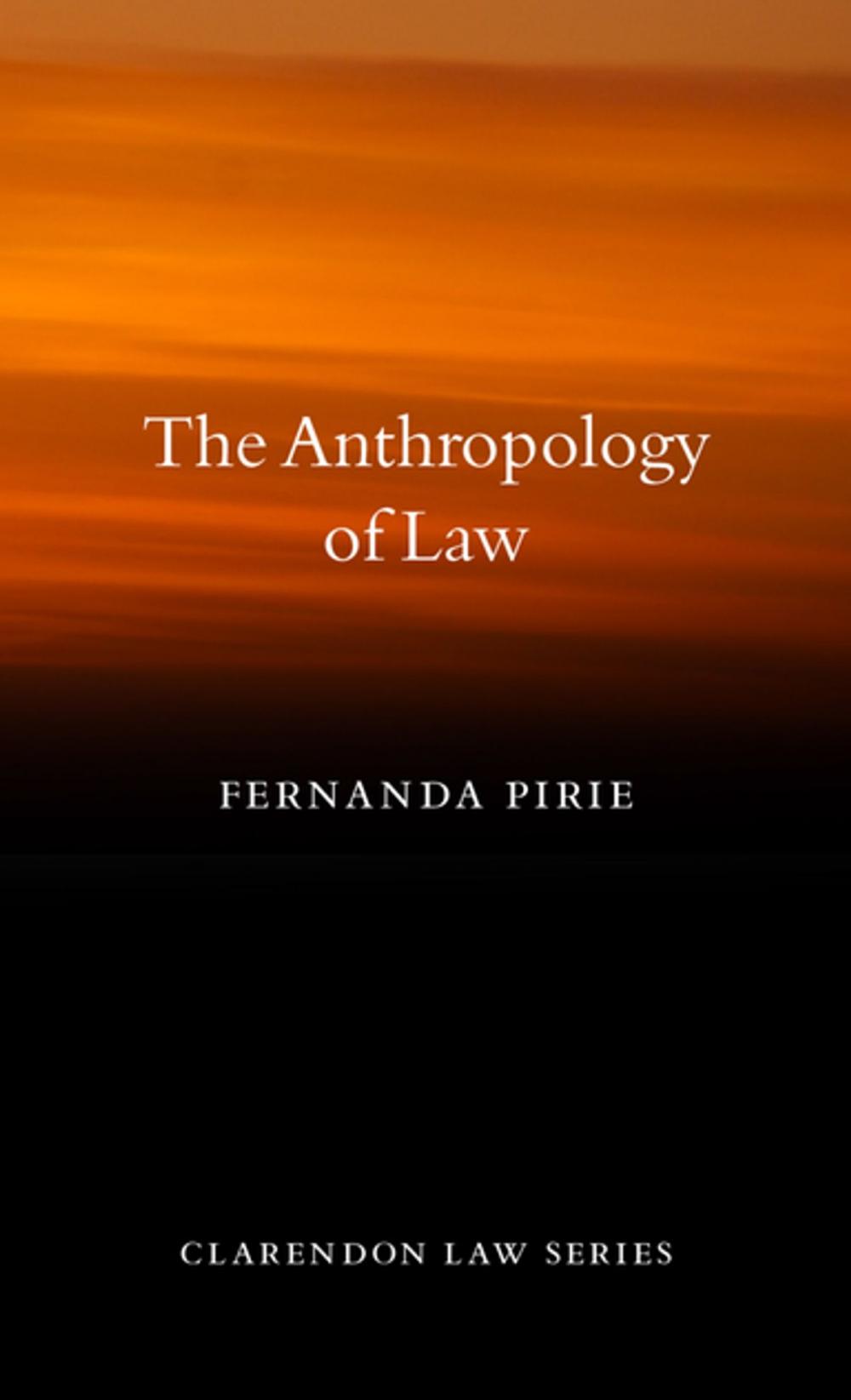 Big bigCover of The Anthropology of Law