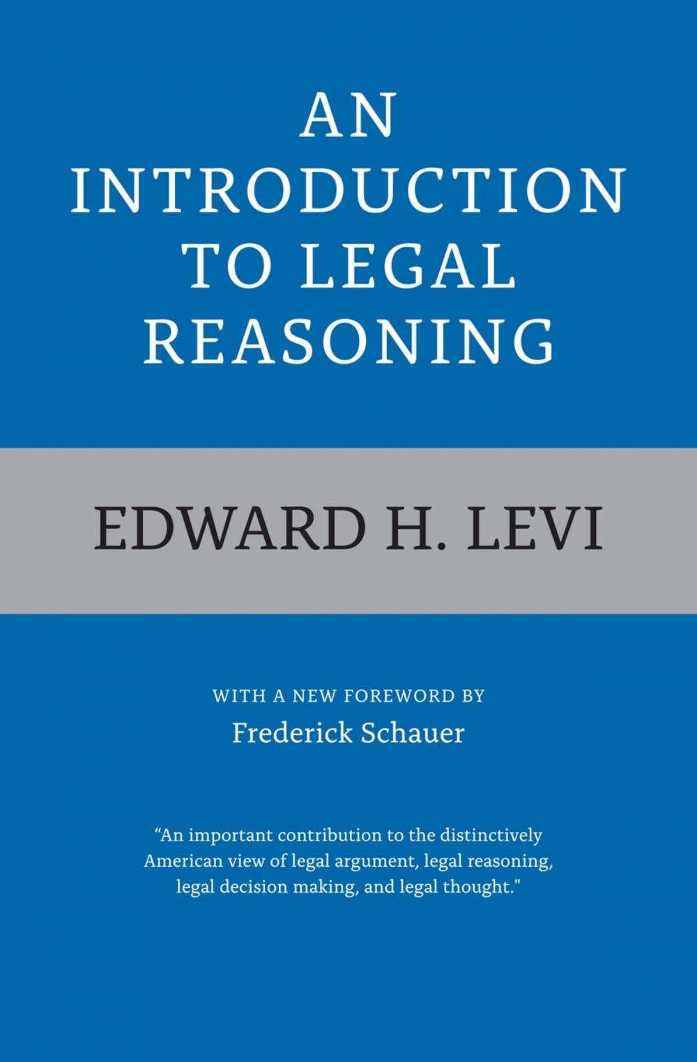 Big bigCover of An Introduction to Legal Reasoning