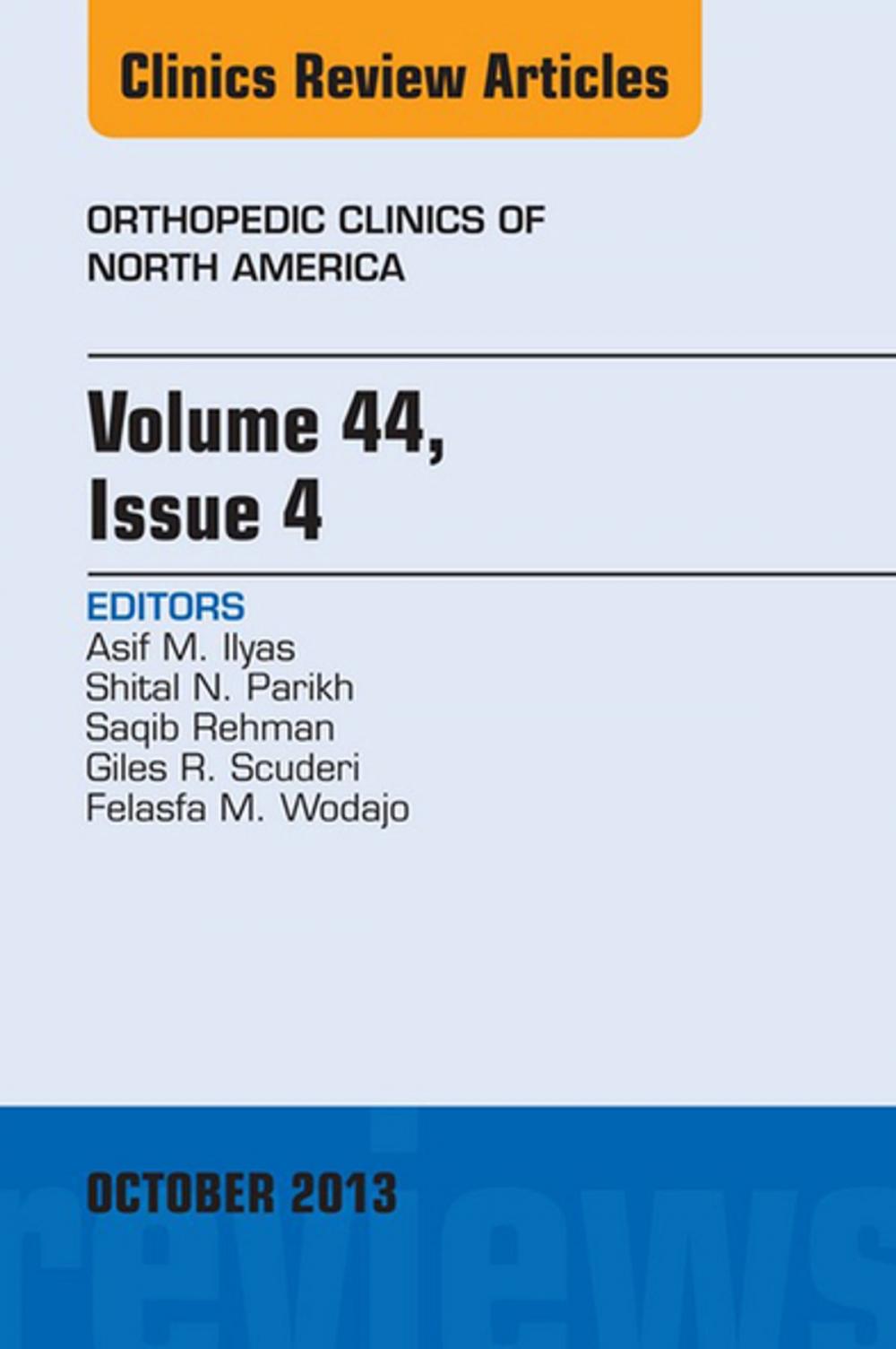 Big bigCover of Volume 44, Issue 4, An Issue of Orthopedic Clinics, E-Book