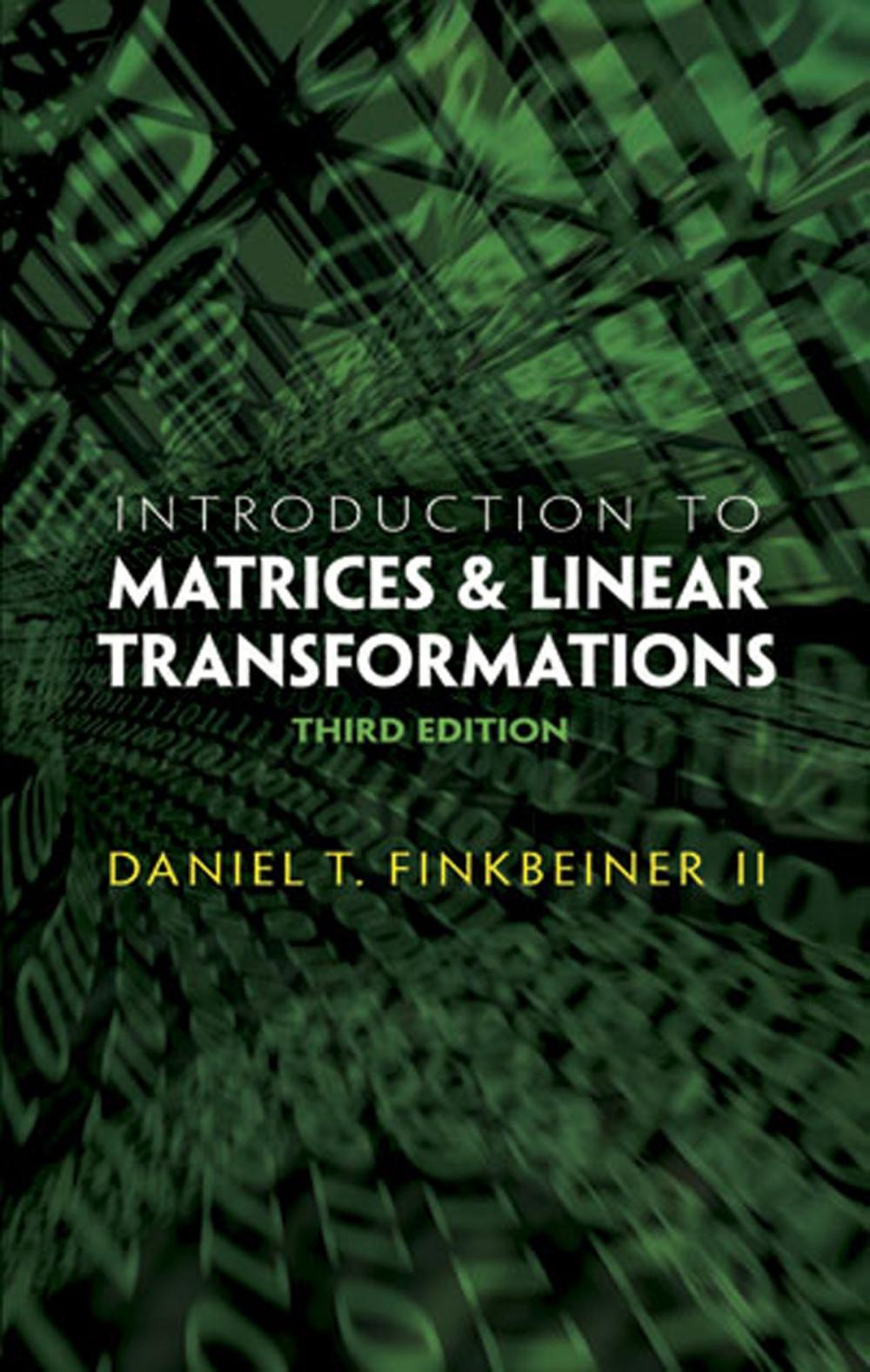 Big bigCover of Introduction to Matrices and Linear Transformations