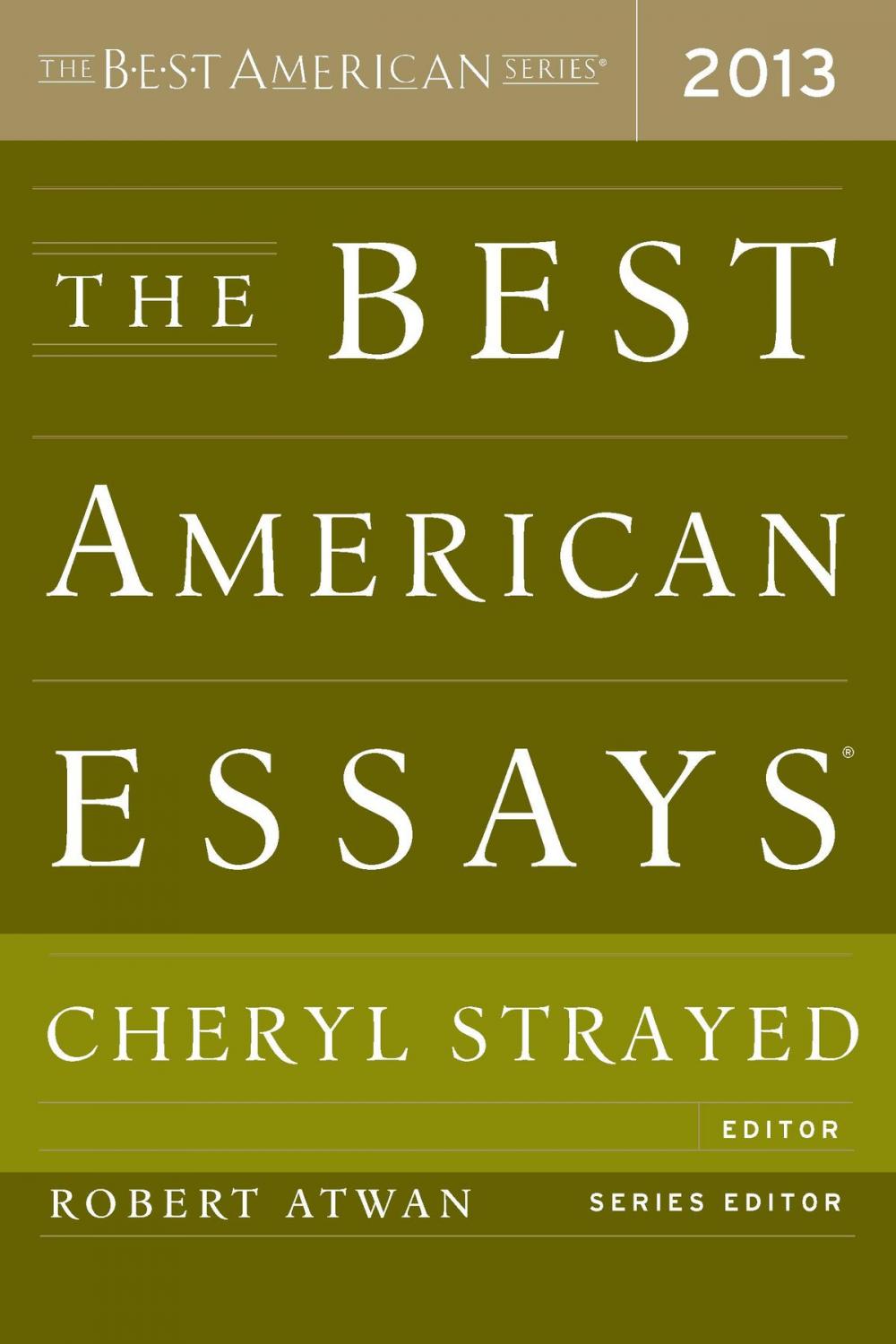 Big bigCover of The Best American Essays 2013