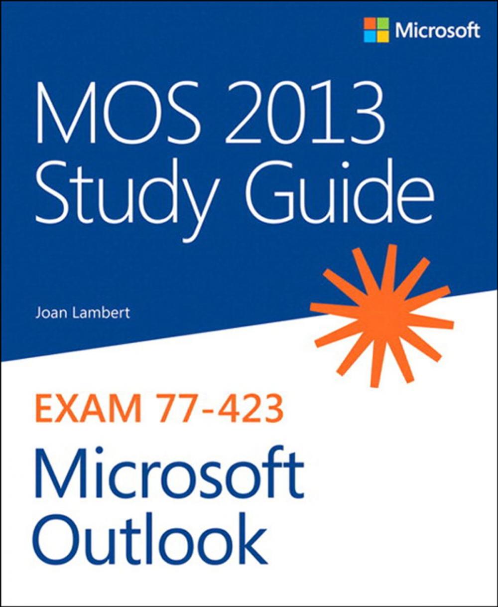 Big bigCover of MOS 2013 Study Guide for Microsoft Outlook