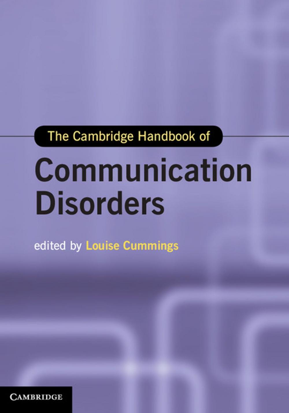 Big bigCover of The Cambridge Handbook of Communication Disorders