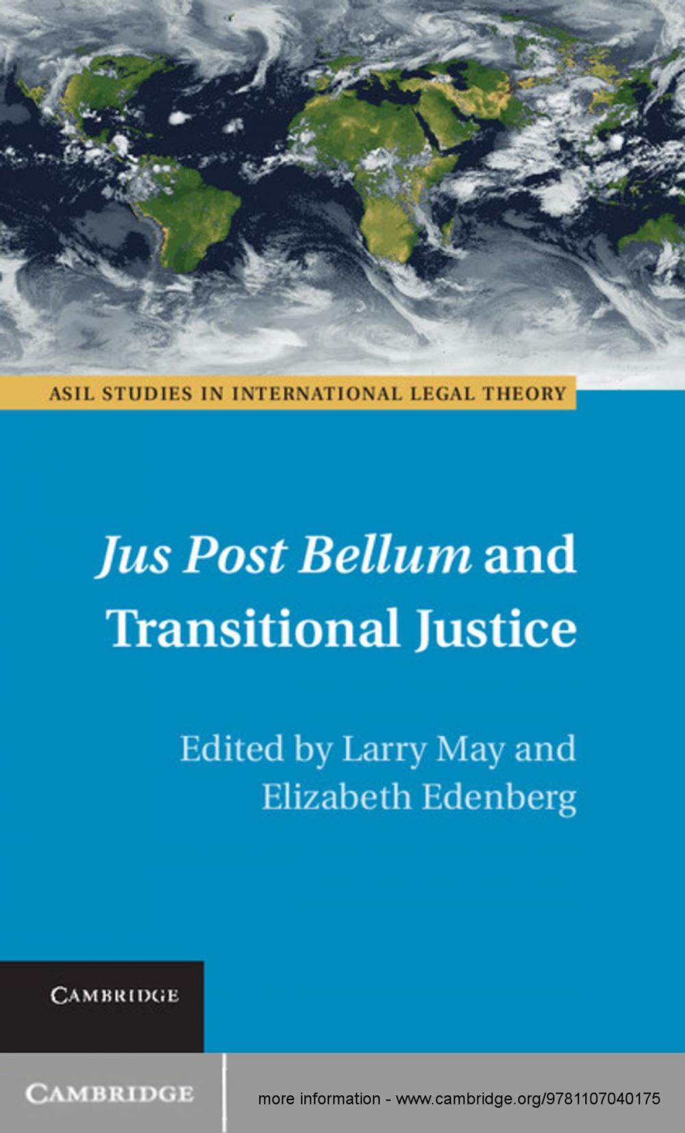 Big bigCover of Jus Post Bellum and Transitional Justice