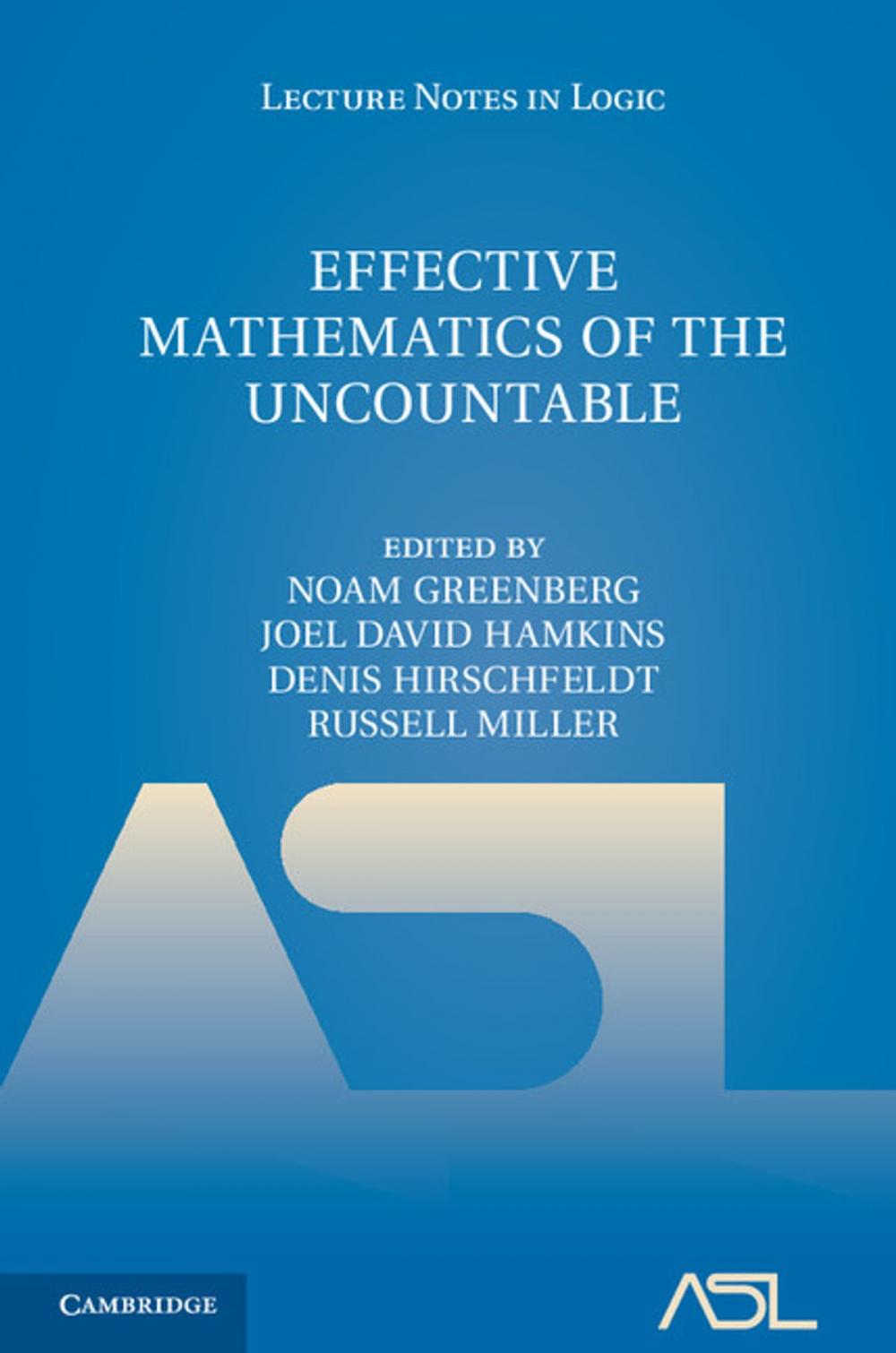 Big bigCover of Effective Mathematics of the Uncountable