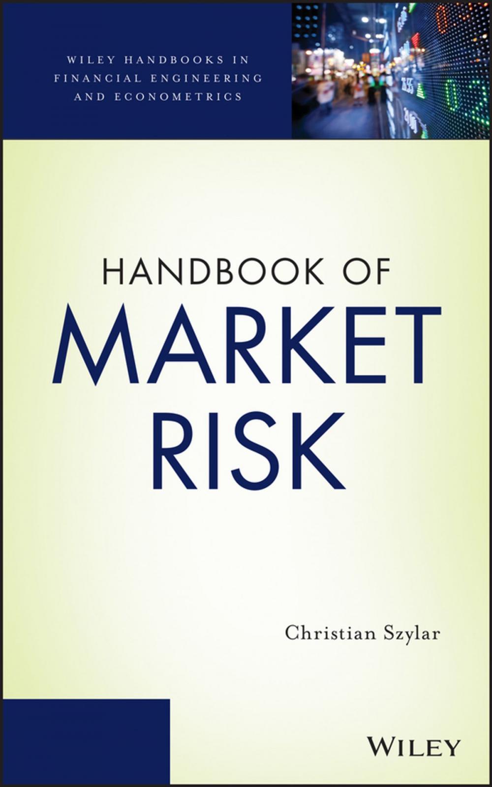 Big bigCover of Handbook of Market Risk