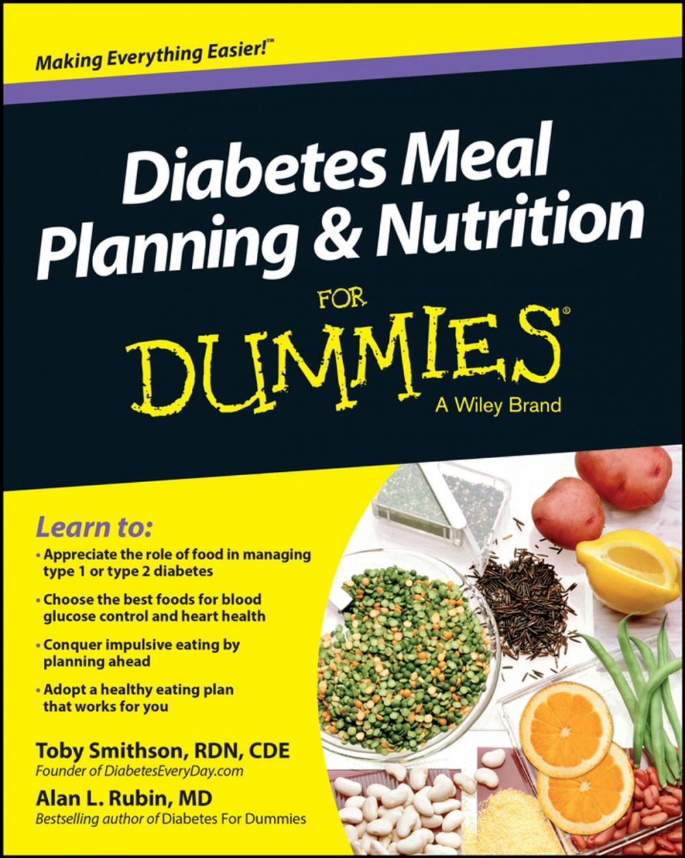 Big bigCover of Diabetes Meal Planning and Nutrition For Dummies