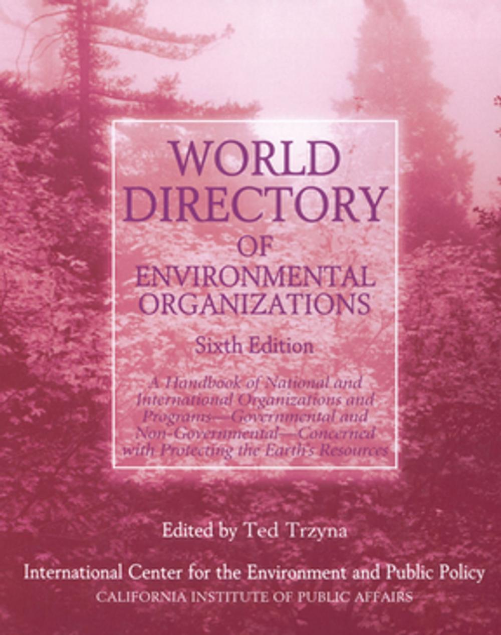 Big bigCover of World Directory of Environmental Organizations