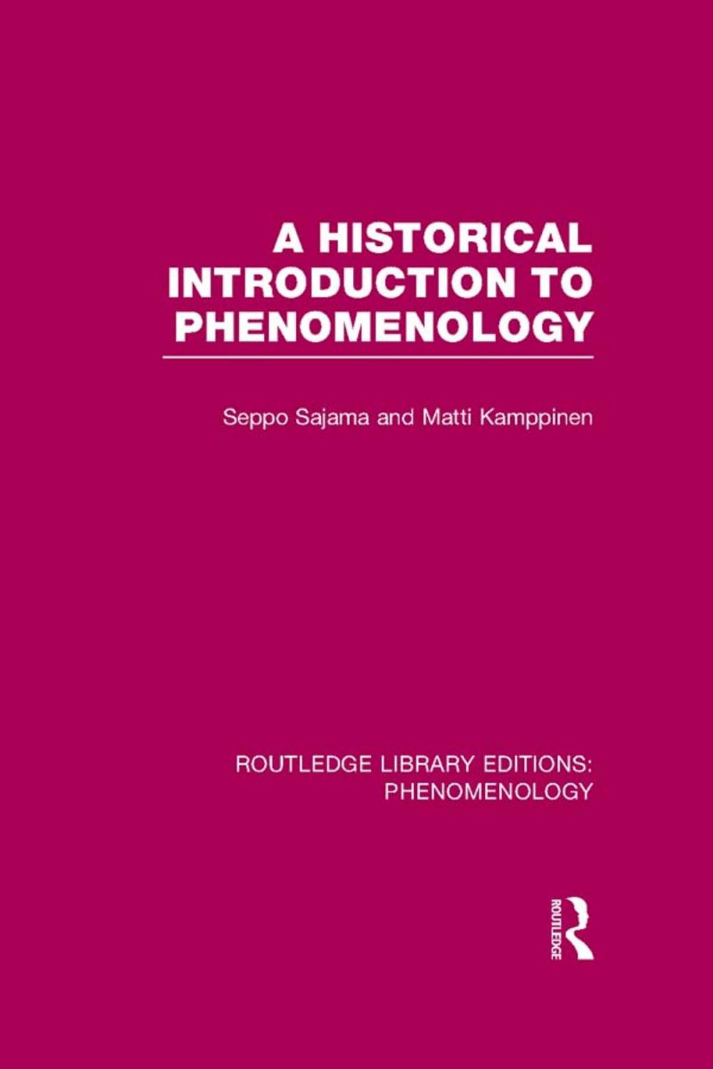 Big bigCover of A Historical Introduction to Phenomenology