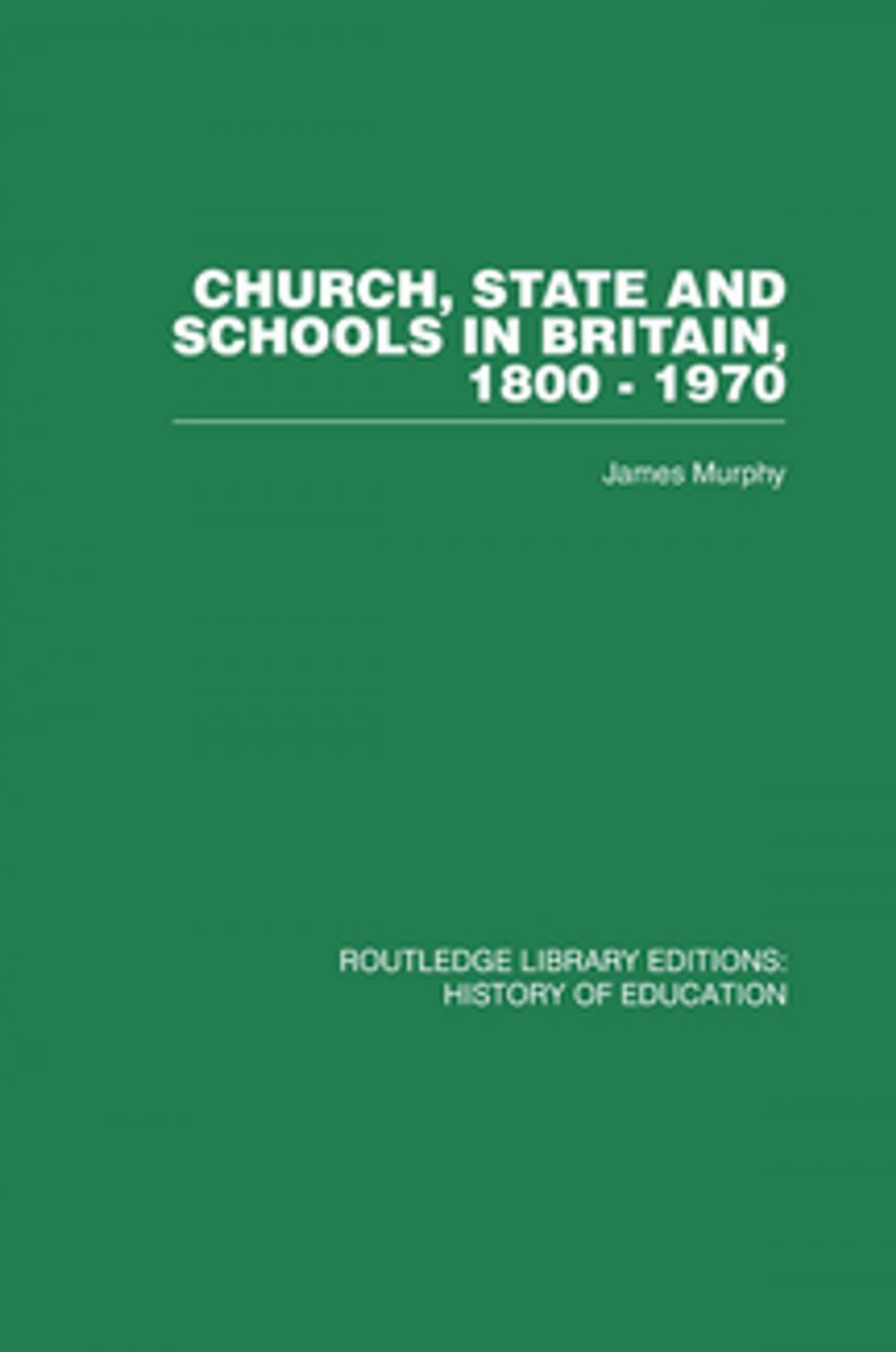 Big bigCover of Church, State and Schools