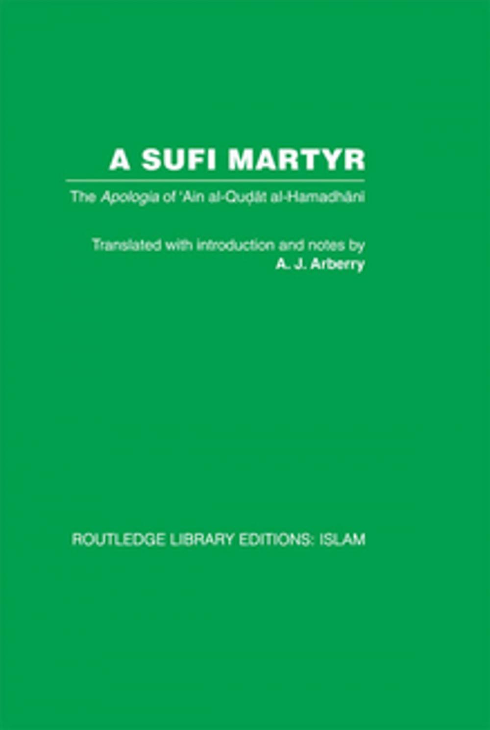 Big bigCover of A Sufi Martyr