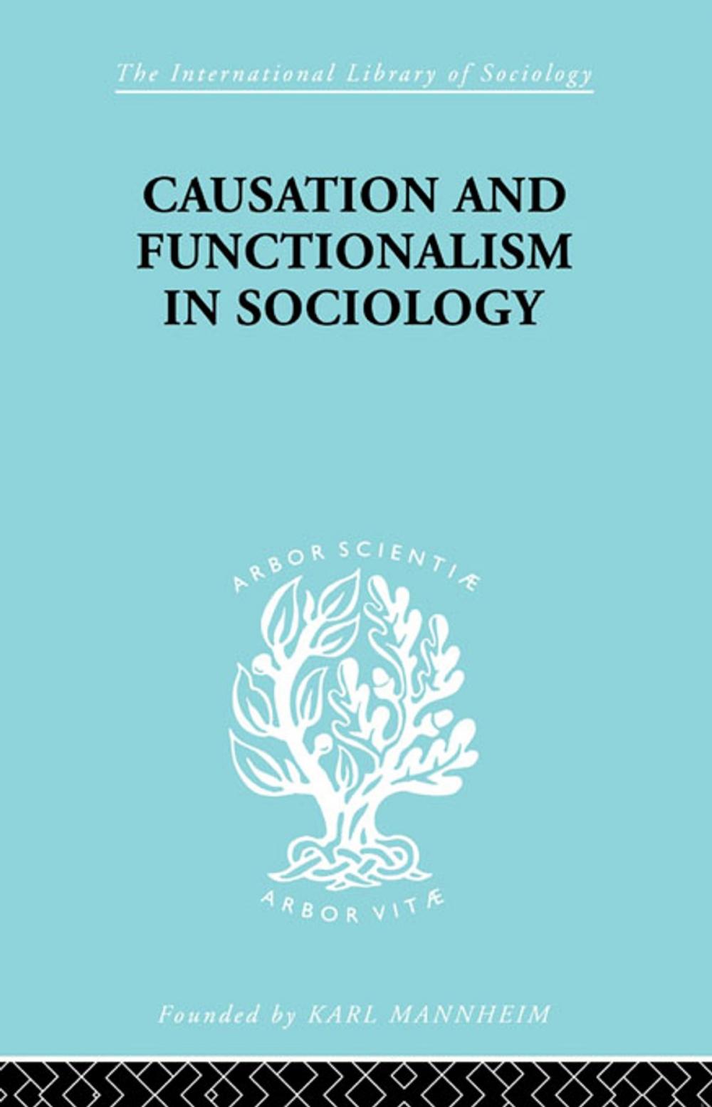 Big bigCover of Causation and Functionalism in Sociology