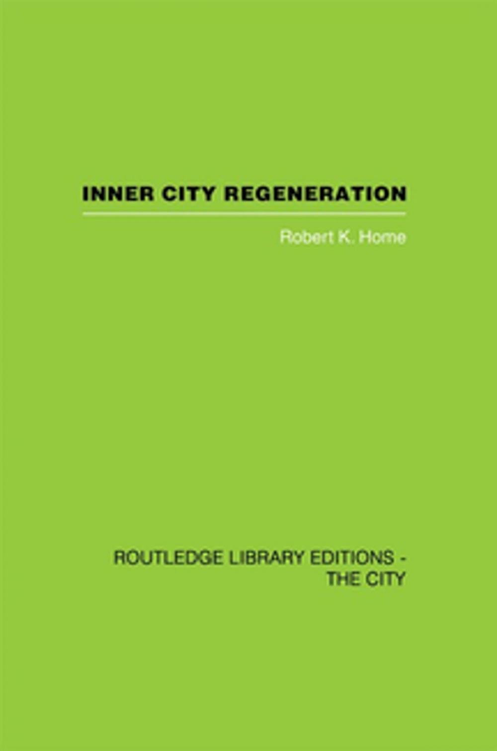 Big bigCover of Inner City Regeneration