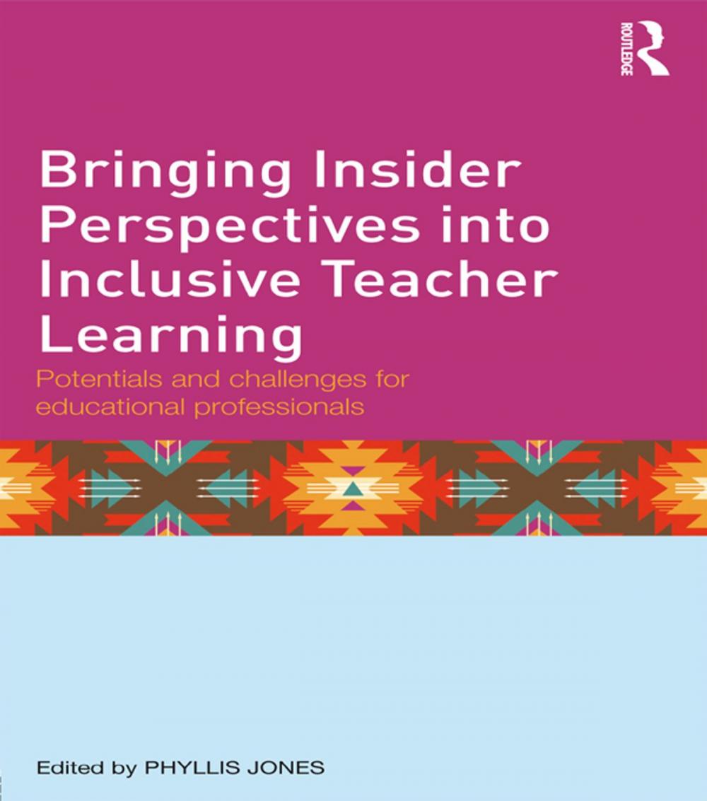 Big bigCover of Bringing Insider Perspectives into Inclusive Teacher Learning