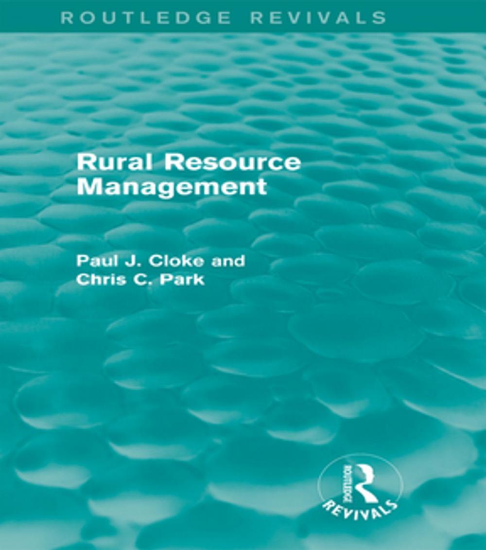 Big bigCover of Rural Resource Management (Routledge Revivals)