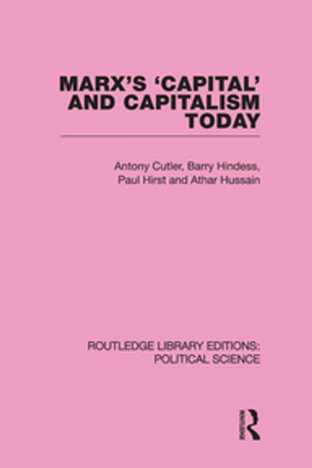 Big bigCover of Marx's Capital and Capitalism Today