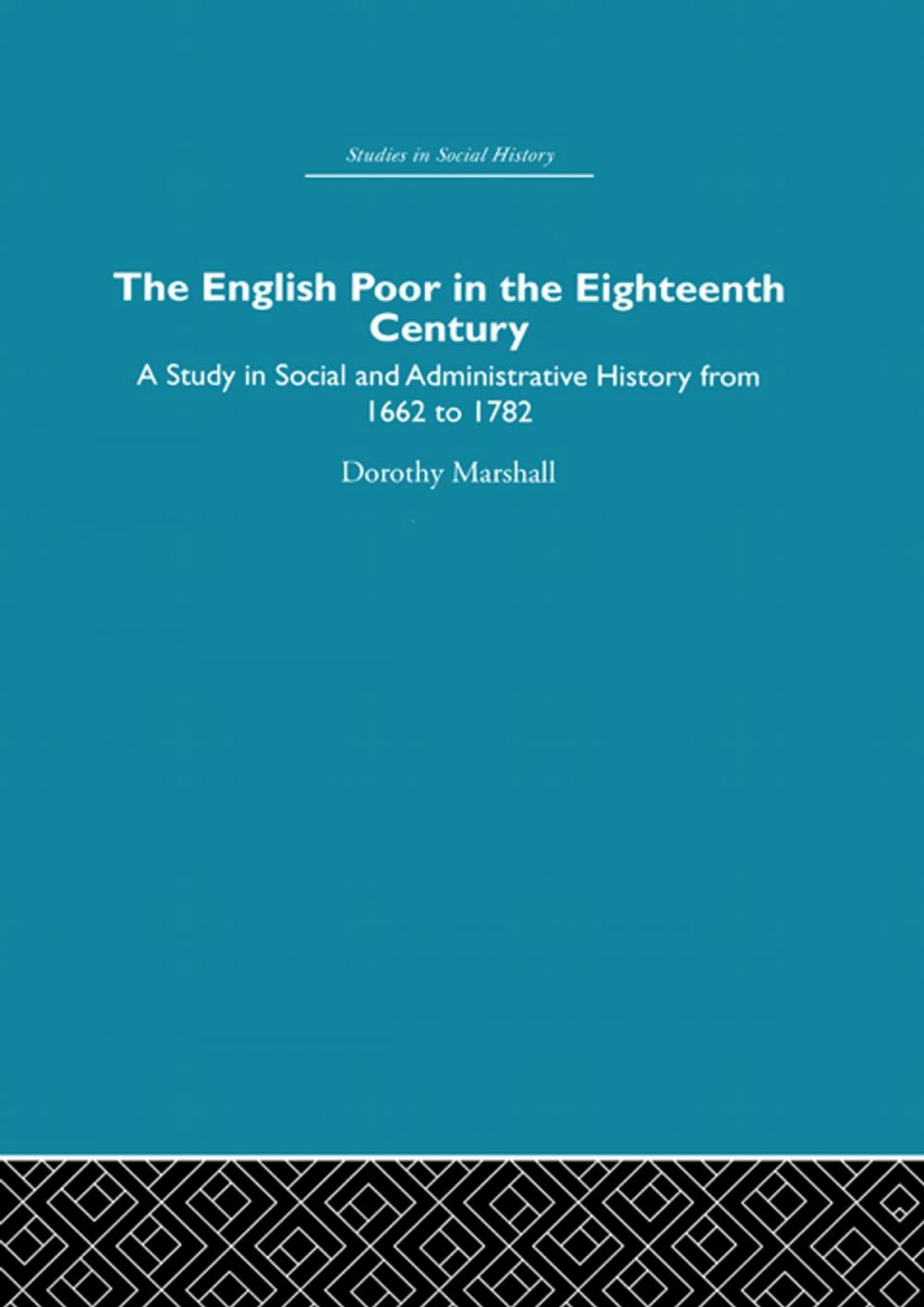 Big bigCover of The English Poor in the Eighteenth Century