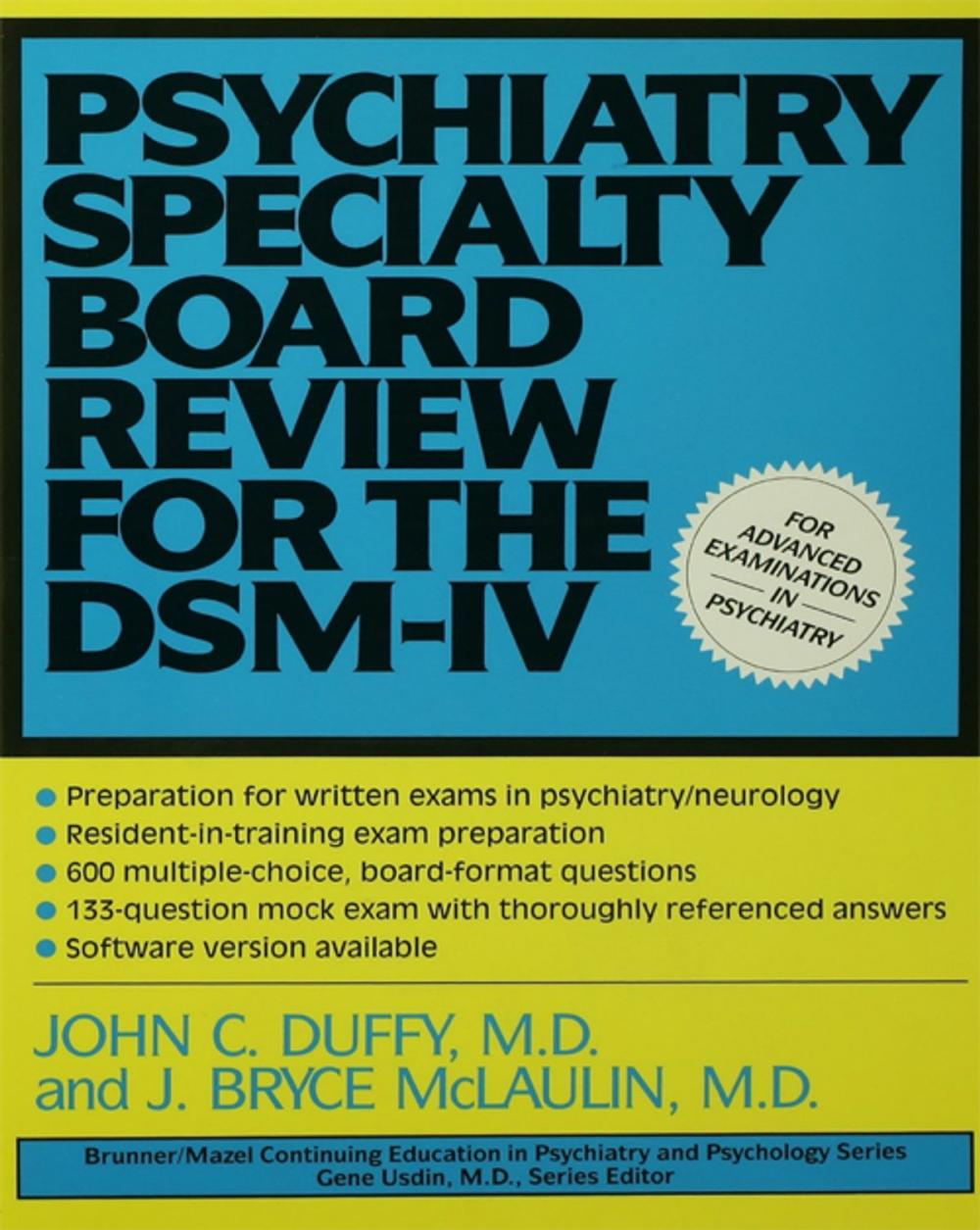 Big bigCover of Psychiatry Specialty Board Review For The DSM-IV