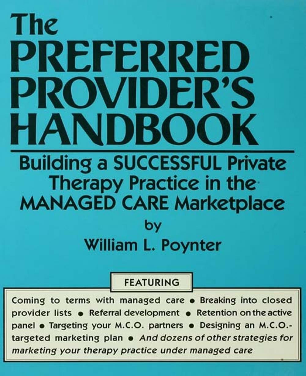 Big bigCover of The Preferred Provider's Handbook