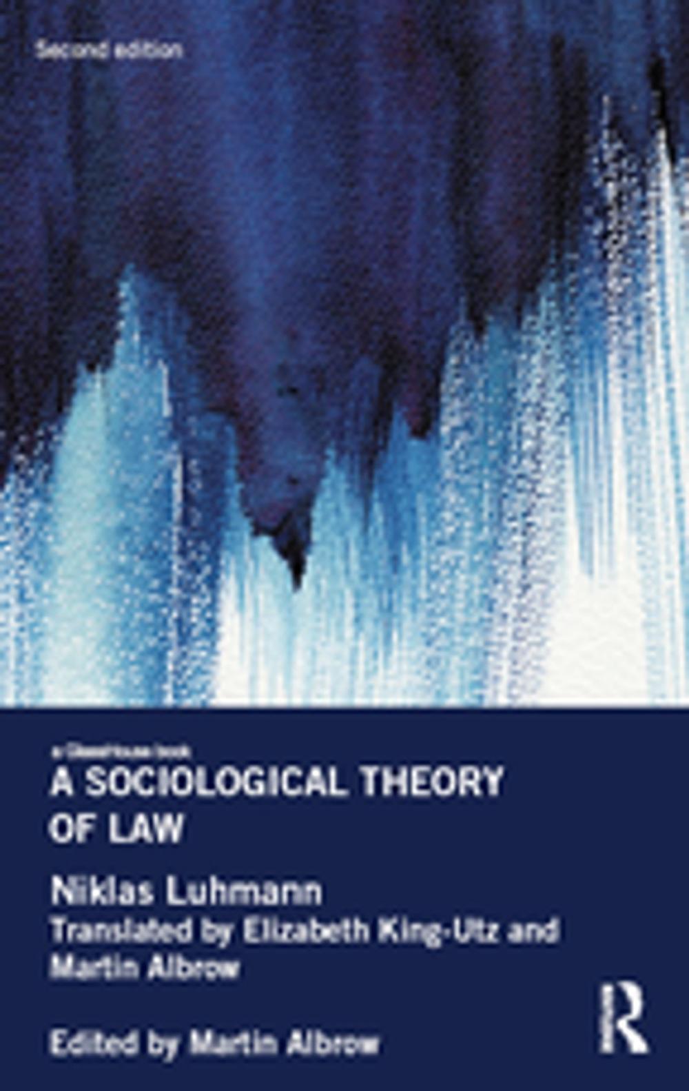 Big bigCover of A Sociological Theory of Law