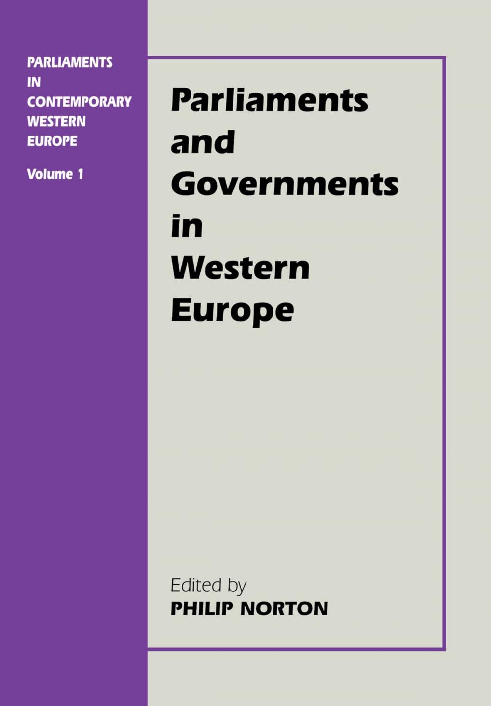 Big bigCover of Parliaments in Contemporary Western Europe