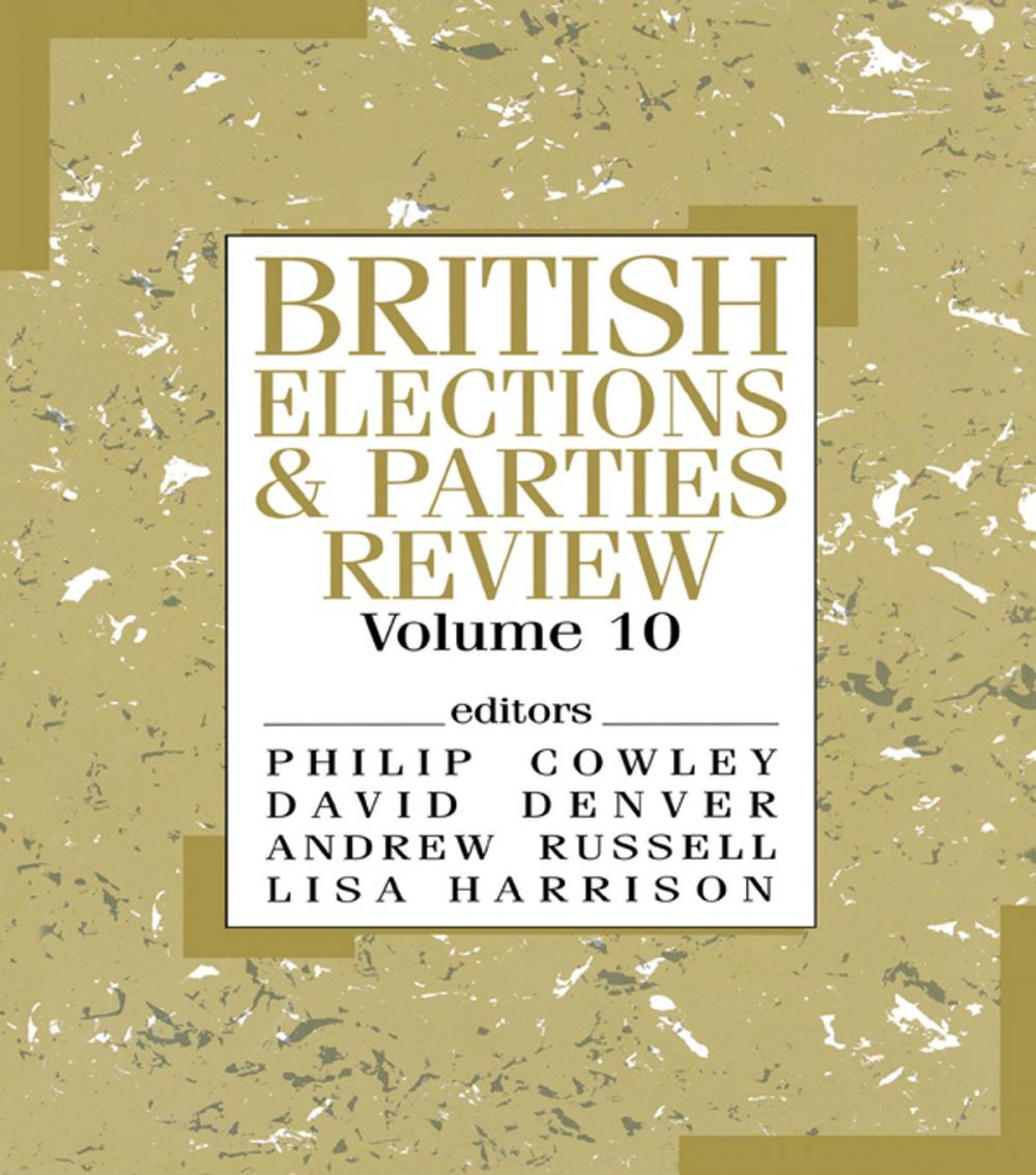 Big bigCover of British Elections & Parties Review