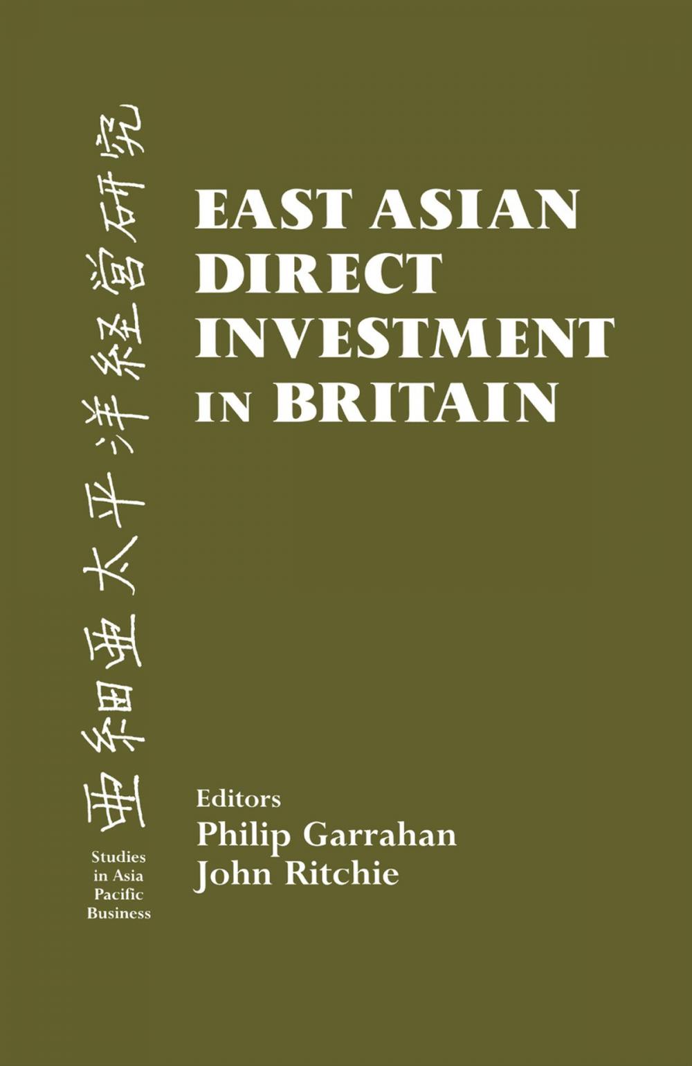 Big bigCover of East Asian Direct Investment in Britain