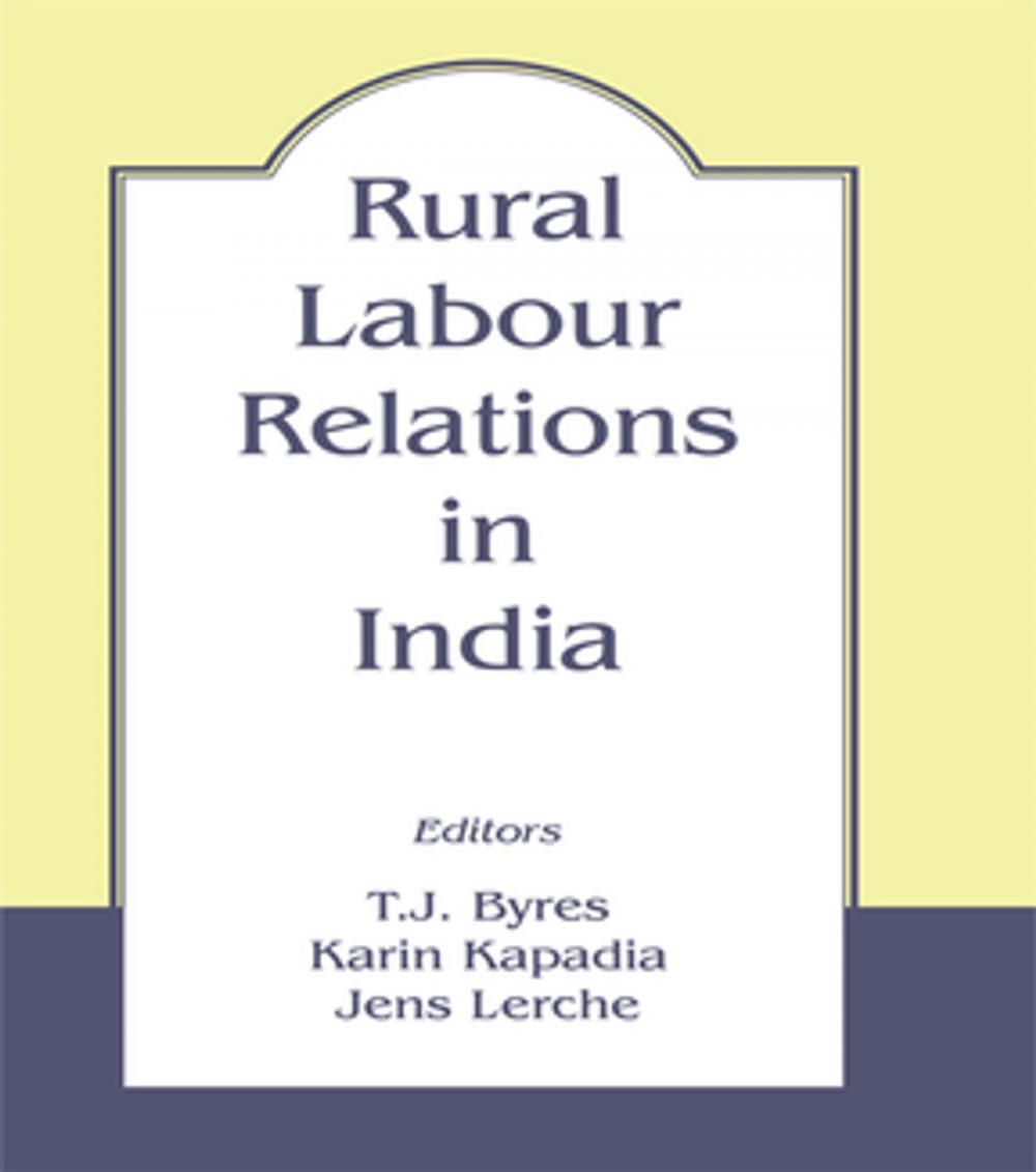 Big bigCover of Rural Labour Relations in India