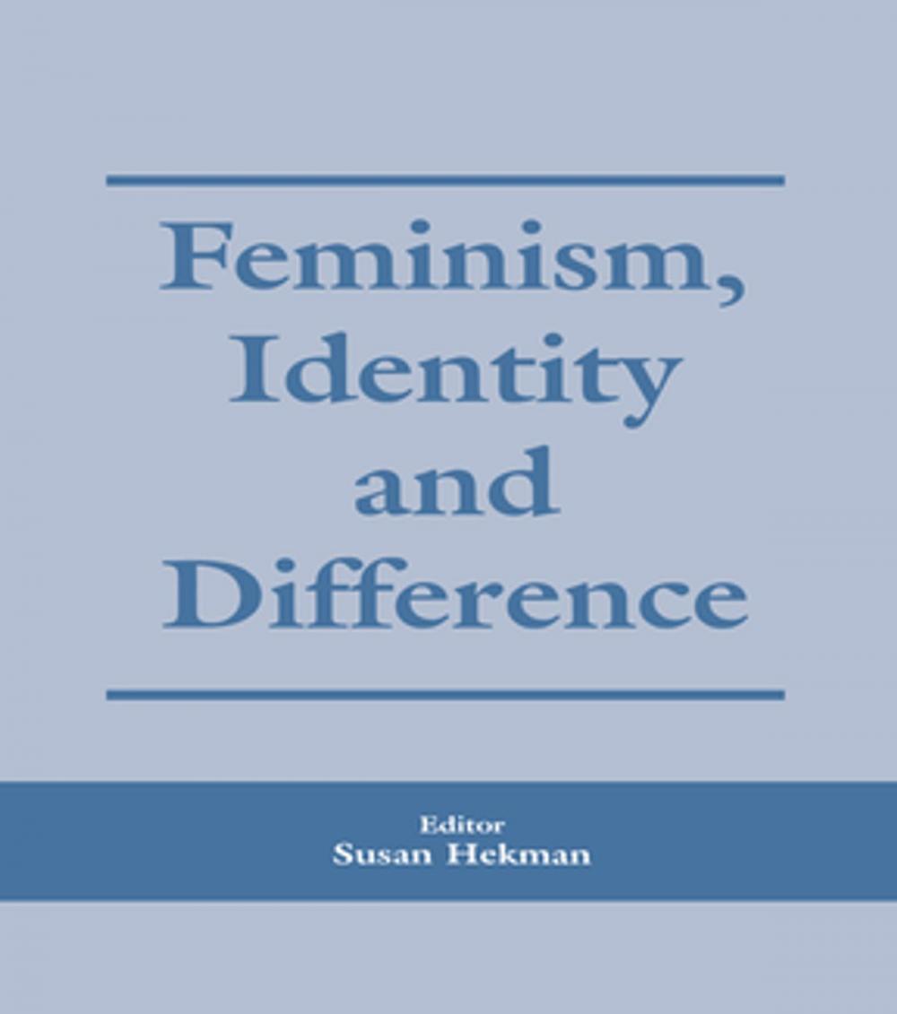 Big bigCover of Feminism, Identity and Difference