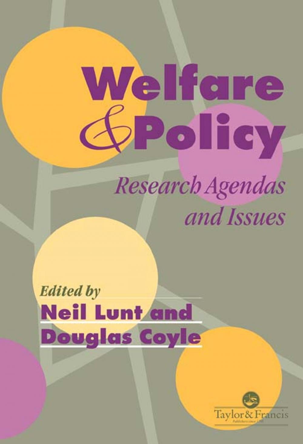 Big bigCover of Welfare And Policy